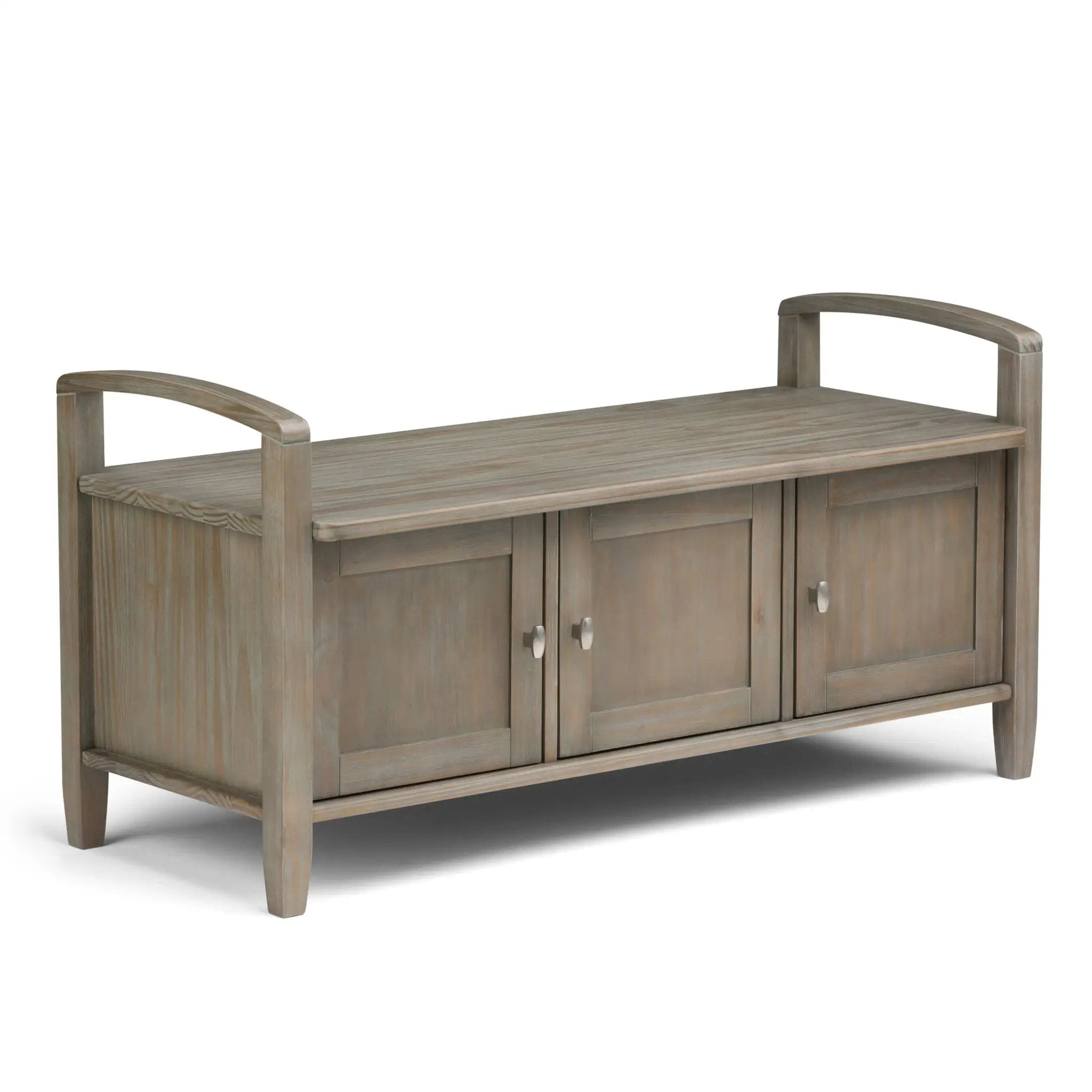 Warm Shaker - Handcrafted Entryway Storage Bench by Unique Piece Furniture