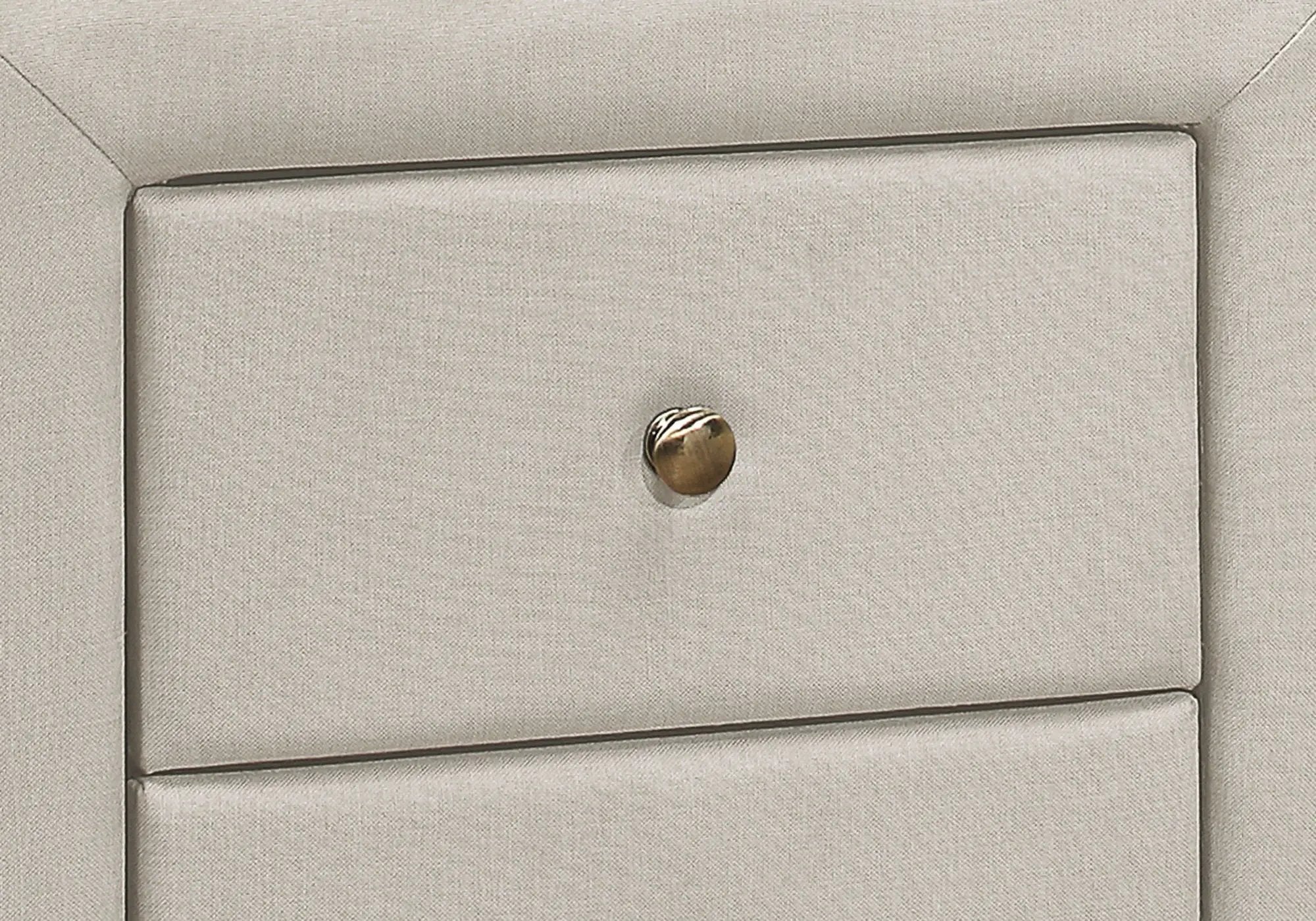Nightstand, Storage Drawer Versatile Use, Upholstered, Transitional by Unique Piece Furniture