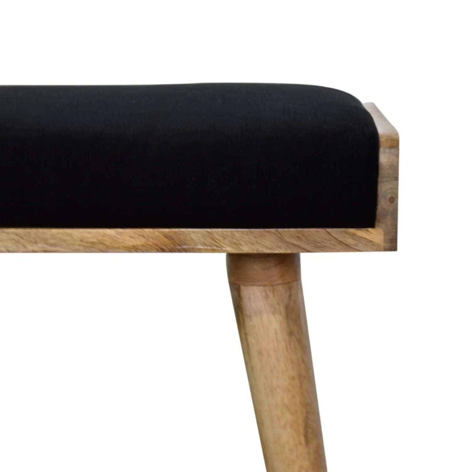 Tray Style Footstool - Black by HouseOfZazla