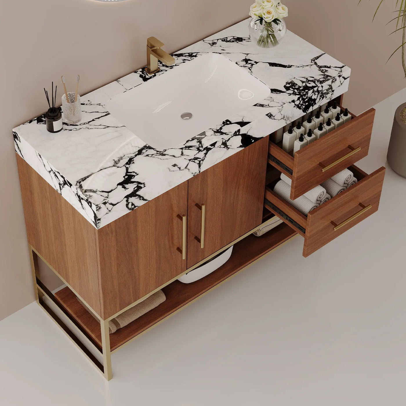 36" Modern Free-Standing Bathroom Vanity by HouseOfZazla