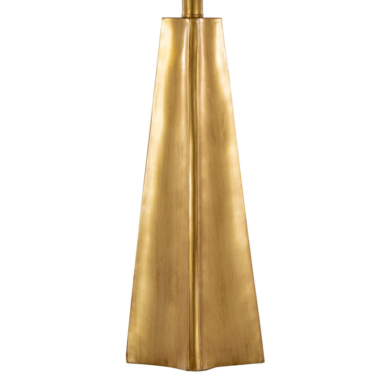 Pompeii - Contemporary Table Lamp - Gold / White by HouseOfZazla