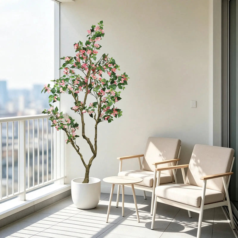 7FT Artificial Bougainvillea Tree with Realistic by HouseOfZazla