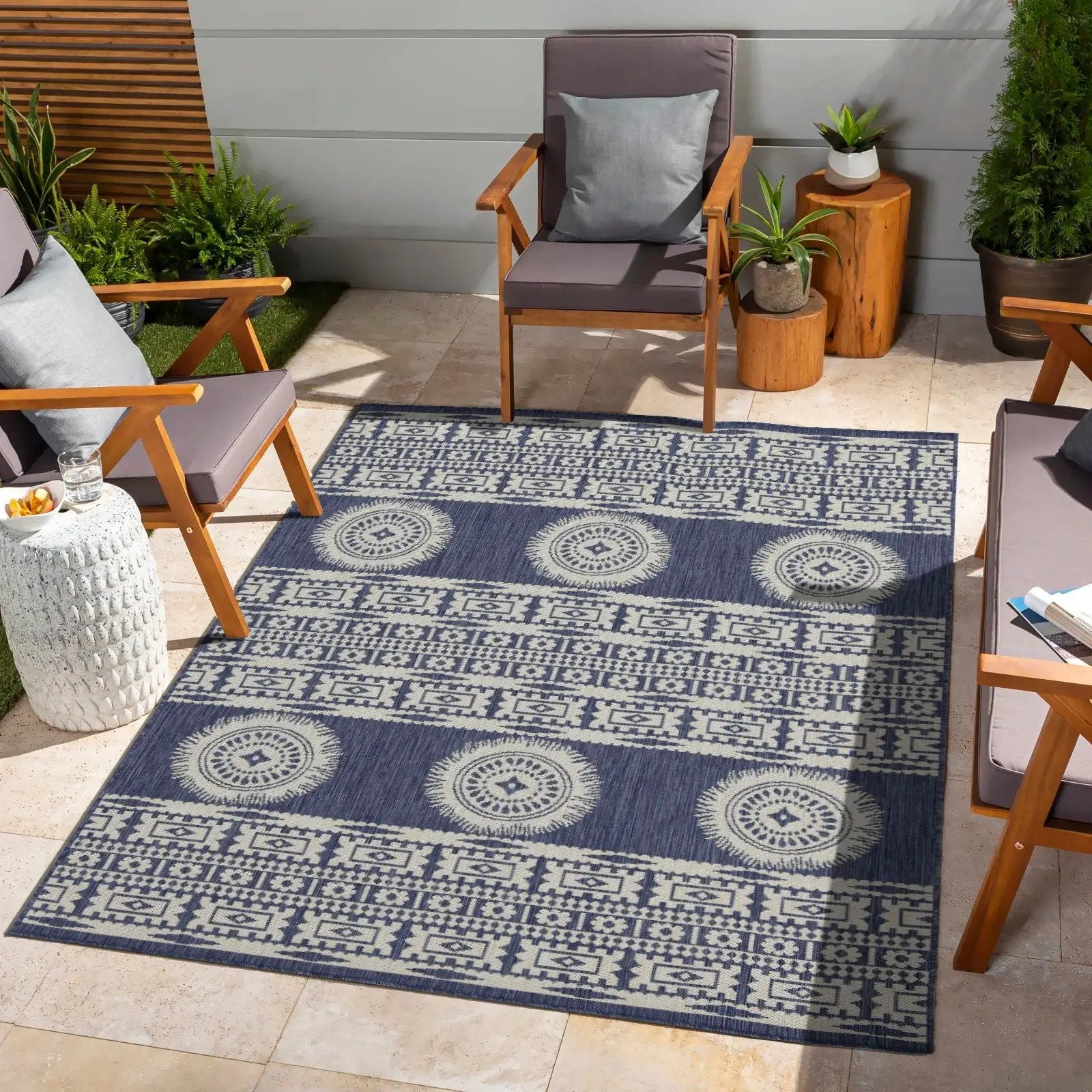 Sunshine - 2'7" X 7'3" Indoor / Outdoor Area Rug by Unique Piece Furniture