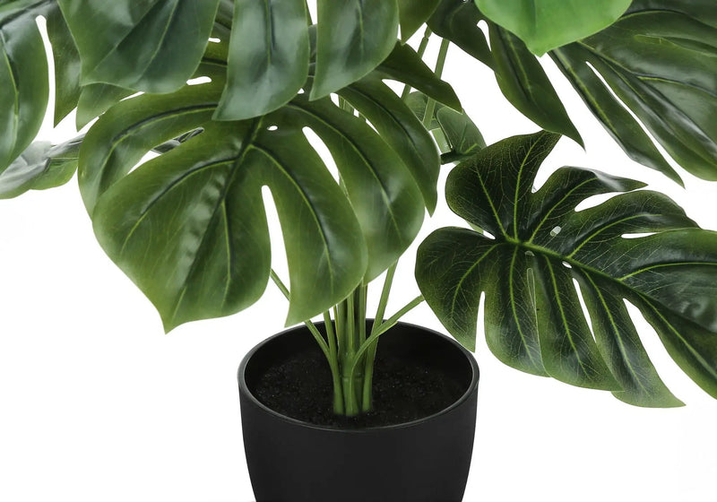 24" Tall Artificial Monstera Plant for Indoor Table Decor by HouseOfZazla