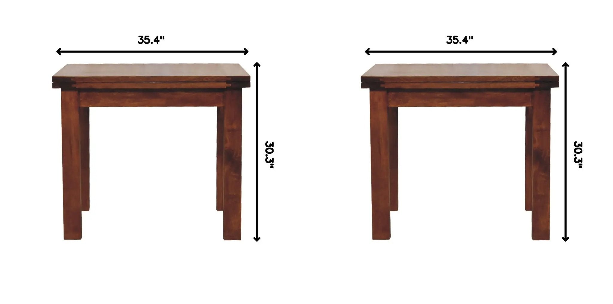 Butterfly Dining Table - Chestnut by HouseOfZazla