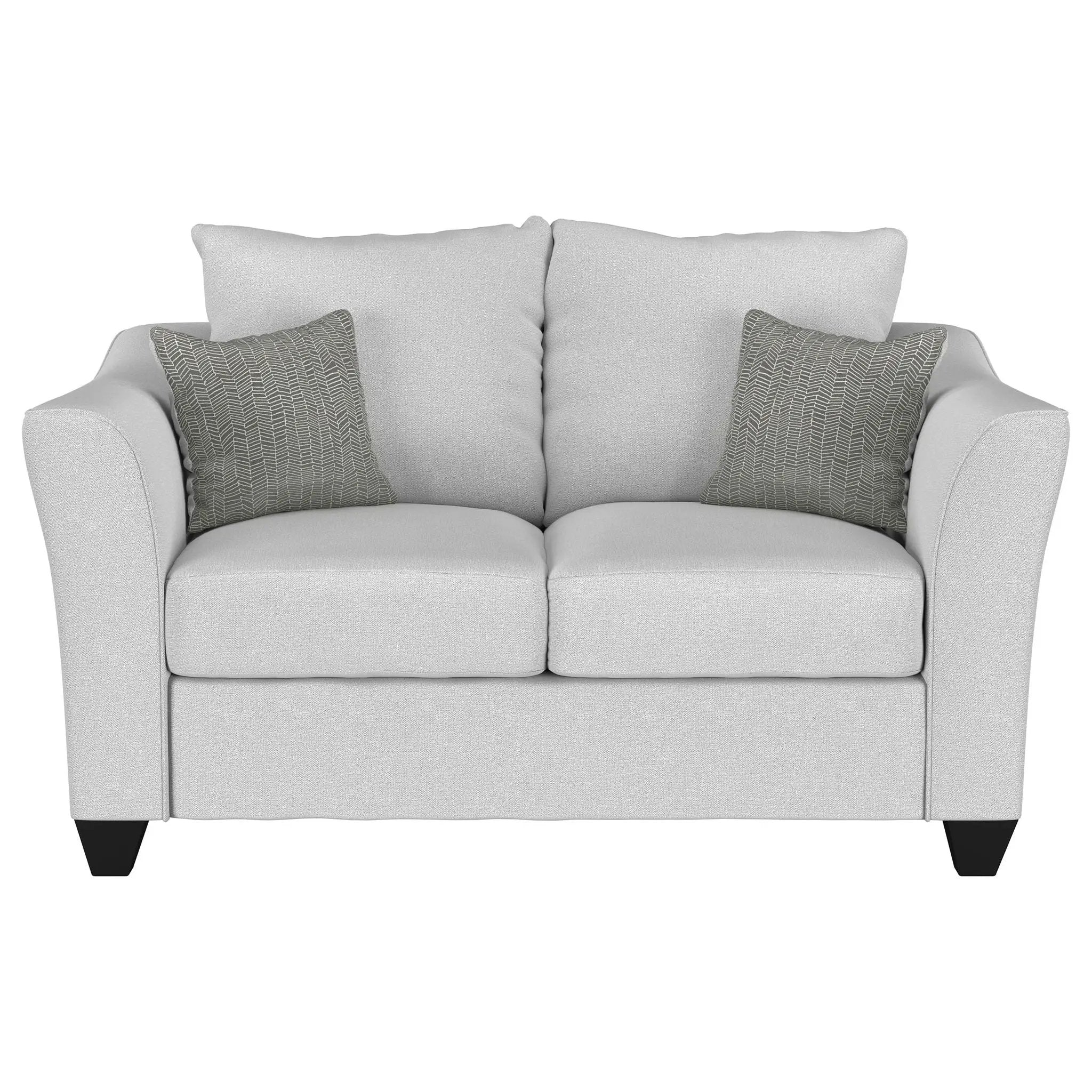 Salizar Upholstered Flared Arm Loveseat Sand by Unique Piece Furniture