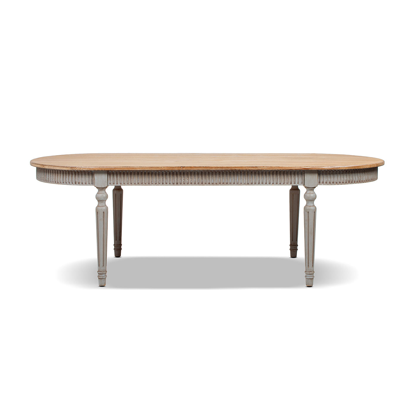 Colette 94' Reclaimed Wood Oval Dining Table by HouseOfZazla