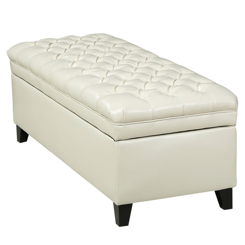 Juliana Storage Ottoman With Birch Legs by HouseOfZazla