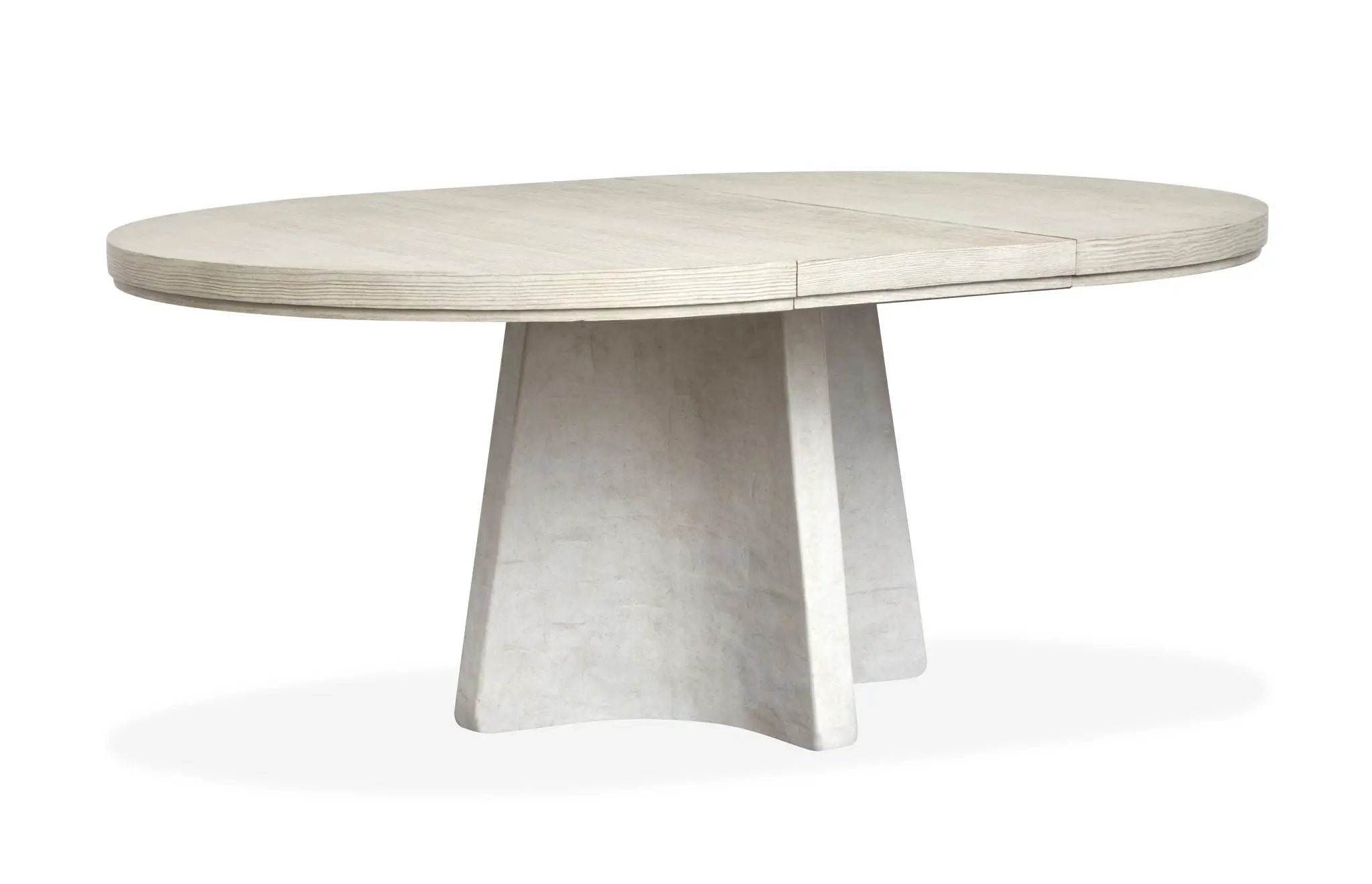 Lorelei - Extendable 54" Round Dining Table - Misty Cloud by Unique Piece Furniture