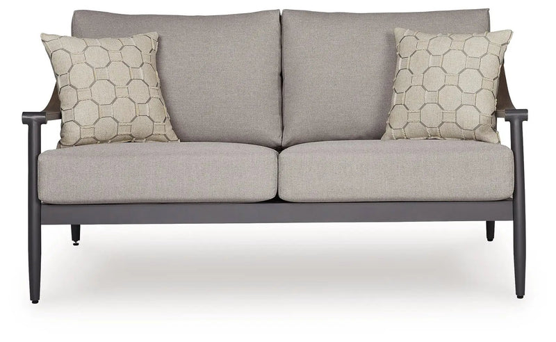 Ocean Beach - Loveseat With Cushion - Gray by Unique Piece Furniture