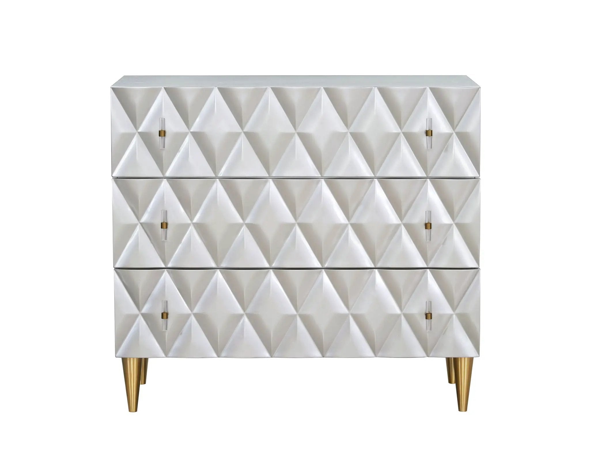 Anson - Console Cabinet - Silver / Champagne by Unique Piece Furniture