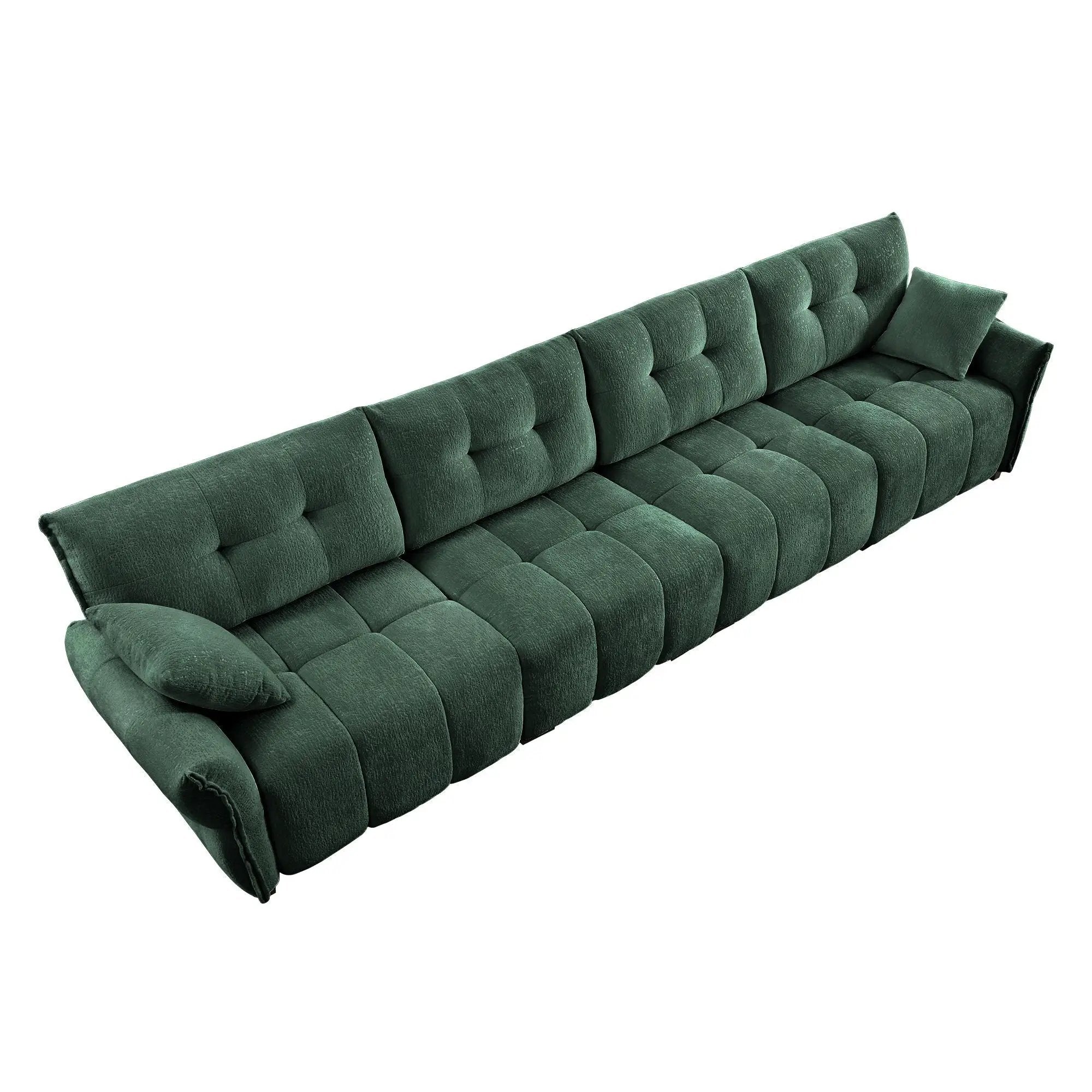 Modern Sofa & Pillows, Textured Cover, High Rebound Cushions by Unique Piece Furniture