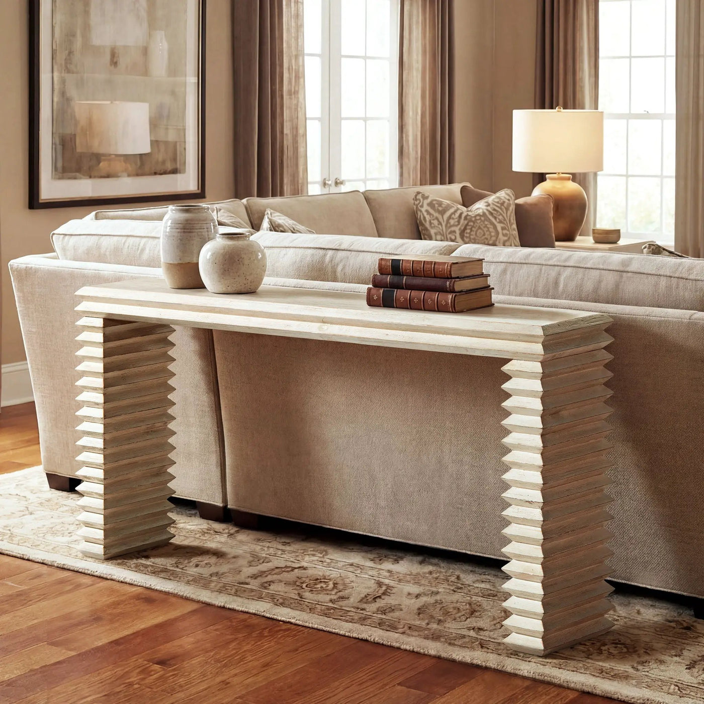 Veda - Geometric Waterfall Table by HouseOfZazla