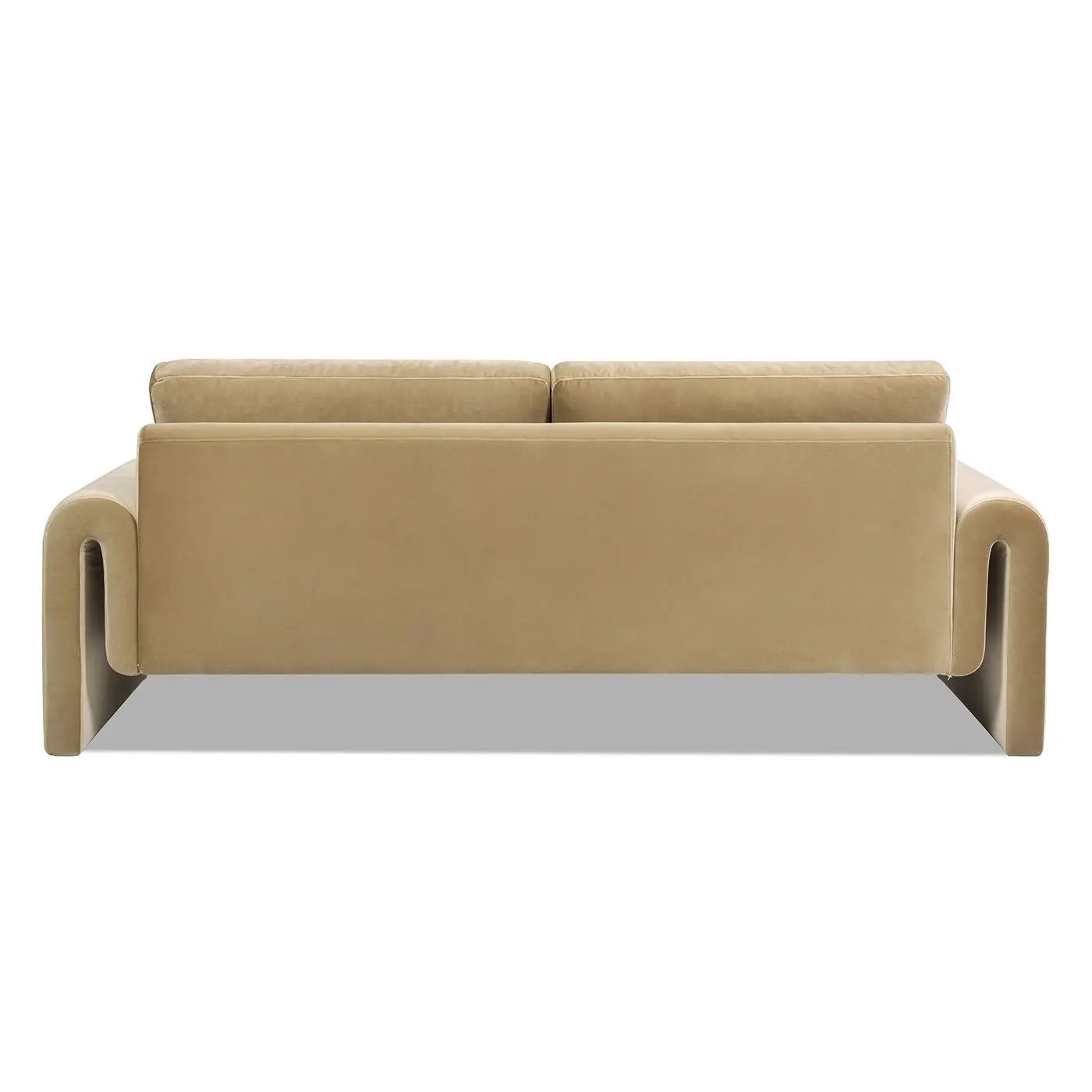 Mason - Arched Arm Sofa - Camel Brown Beige by Unique Piece Furniture