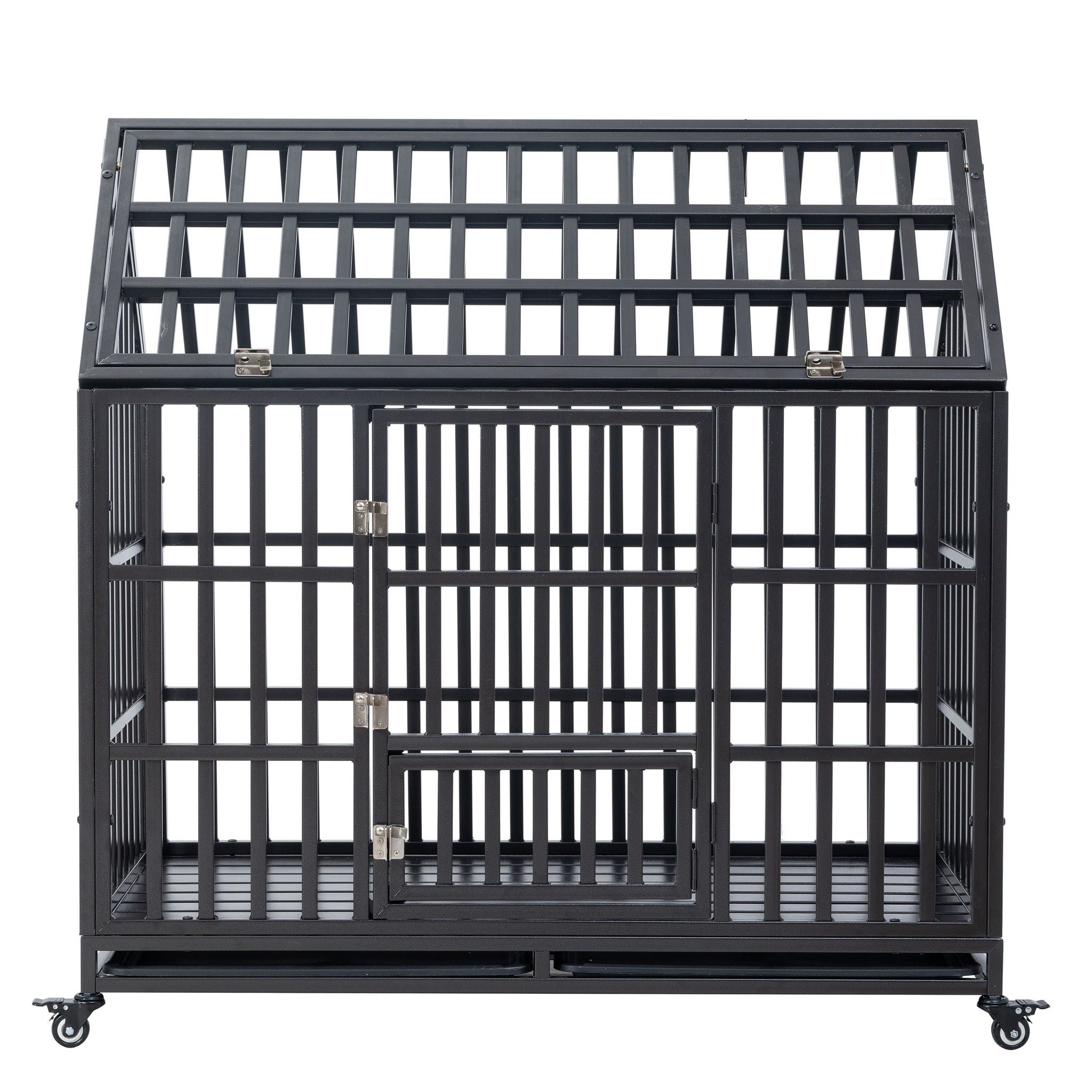 Heavy Duty Dog Crate Lockable Wheels by HouseOfZazla