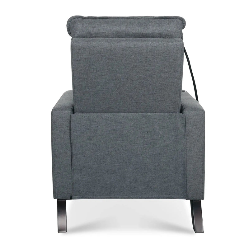 Recliner Chairs For Adults, Adjustable Recliner Sofa With Mobile Phone Holder & Cup Holder, Modern Reclining Chairs Fabric Push Back Recliner Chairs For Living Room, Bedroom by HouseOfZazla