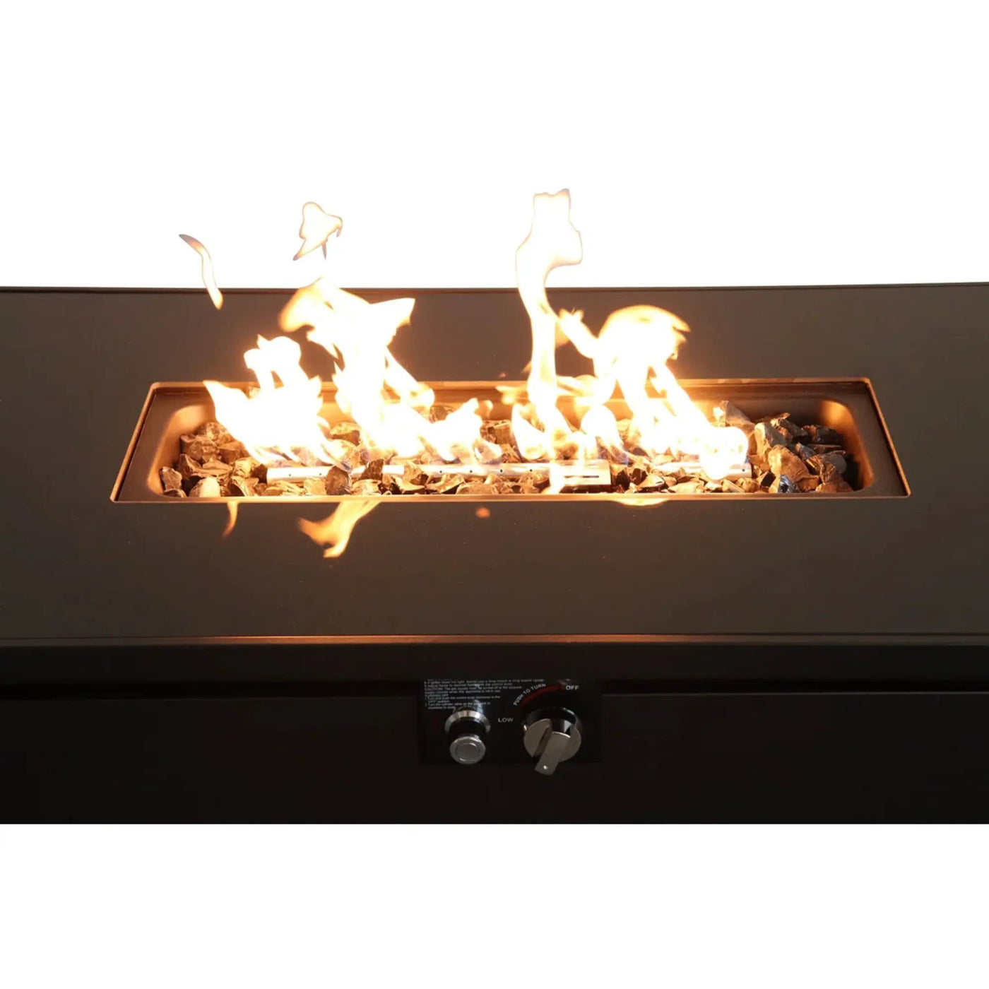 Rectangular Fire Pit With Frame Elegant Design by Unique Piece Furniture
