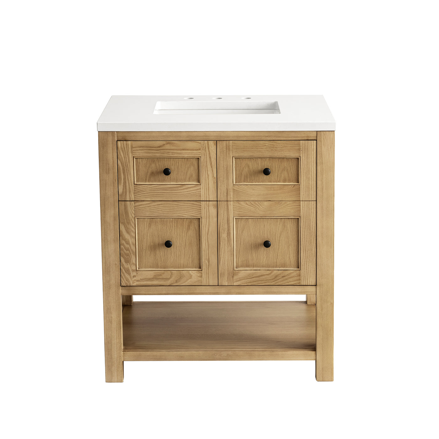 James Martin Breckenridge 30" Single Bathroom Vanity, Light Natural Oak, view 27