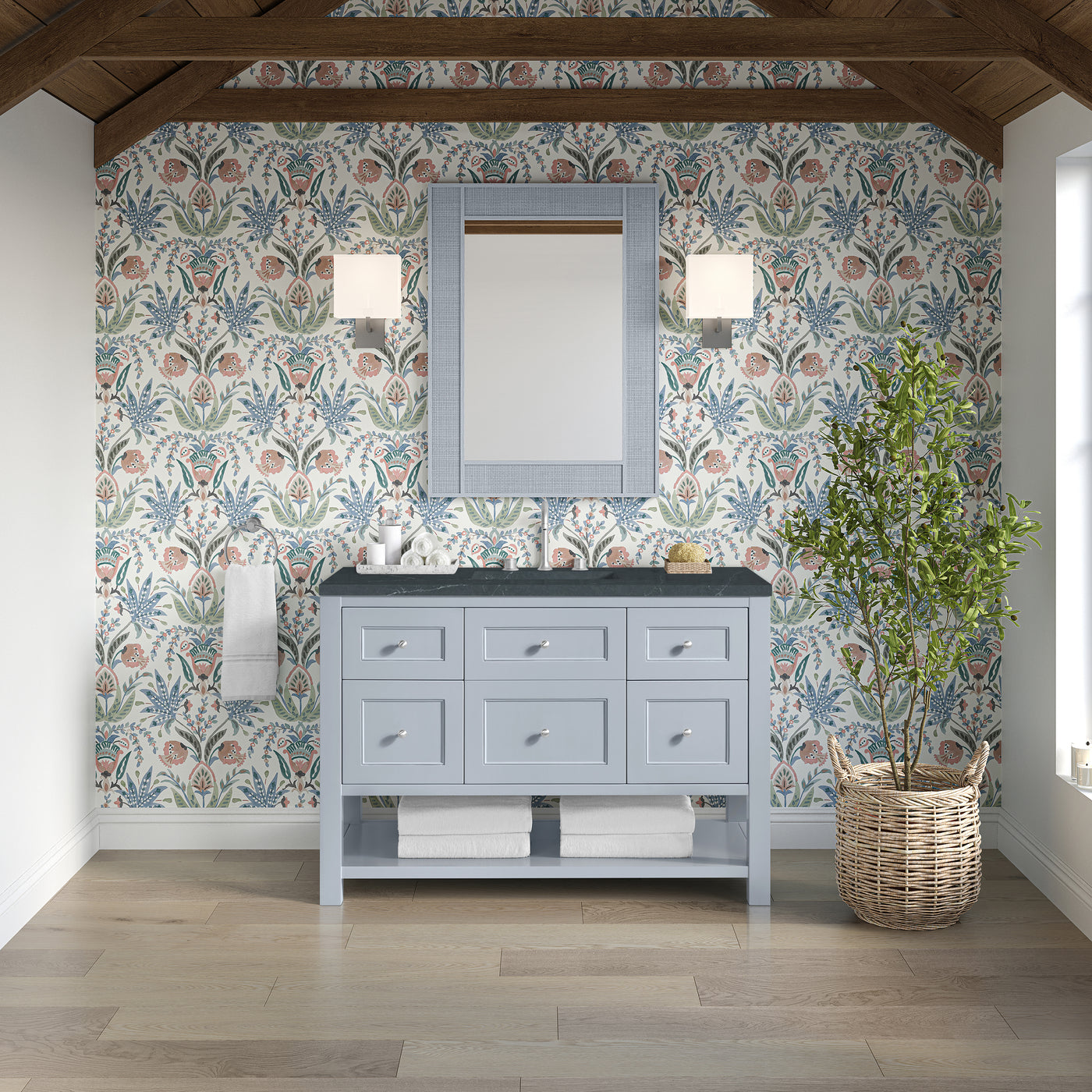 James Martin Breckenridge 48" Single Bathroom Vanity, Serenity Blue, view 39