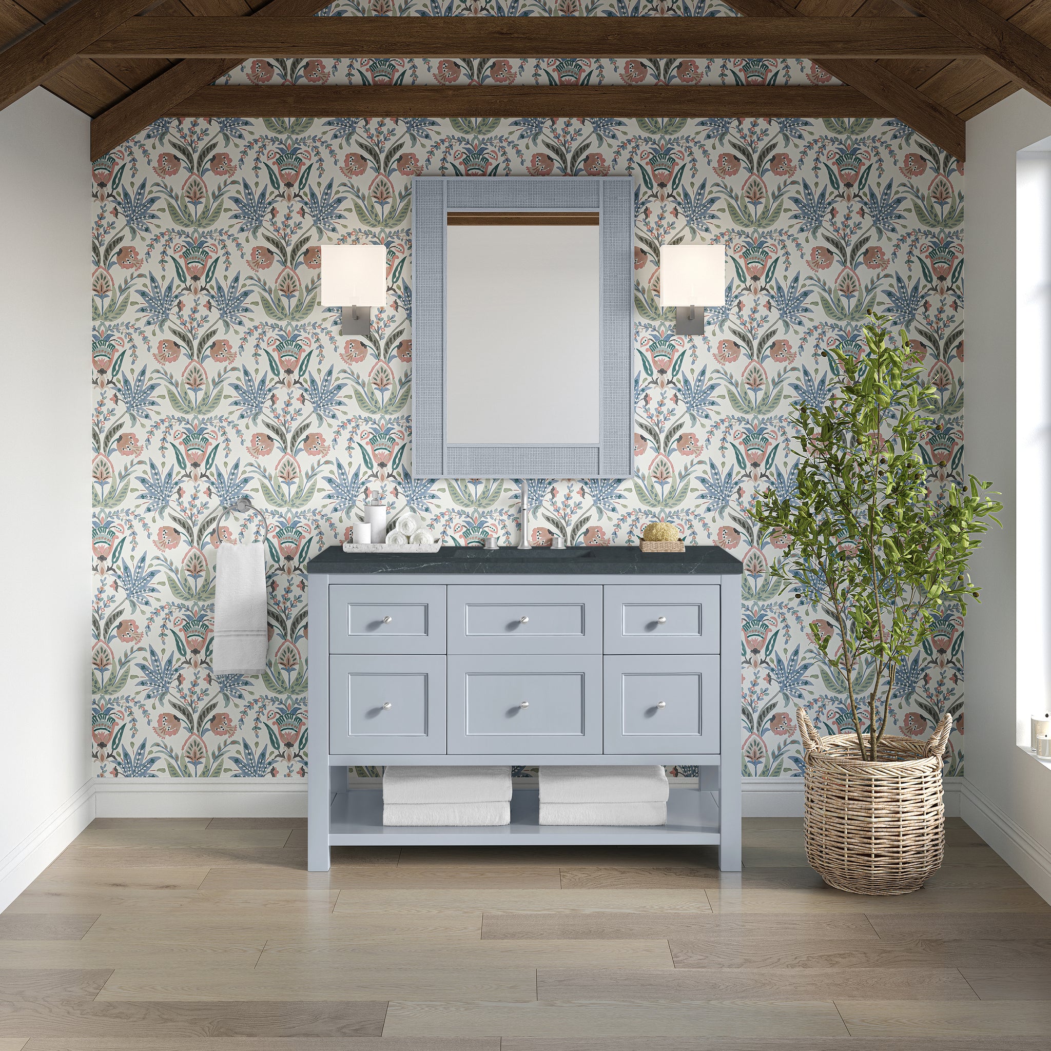 James Martin Breckenridge 48" Single Bathroom Vanity, Serenity Blue, view 39