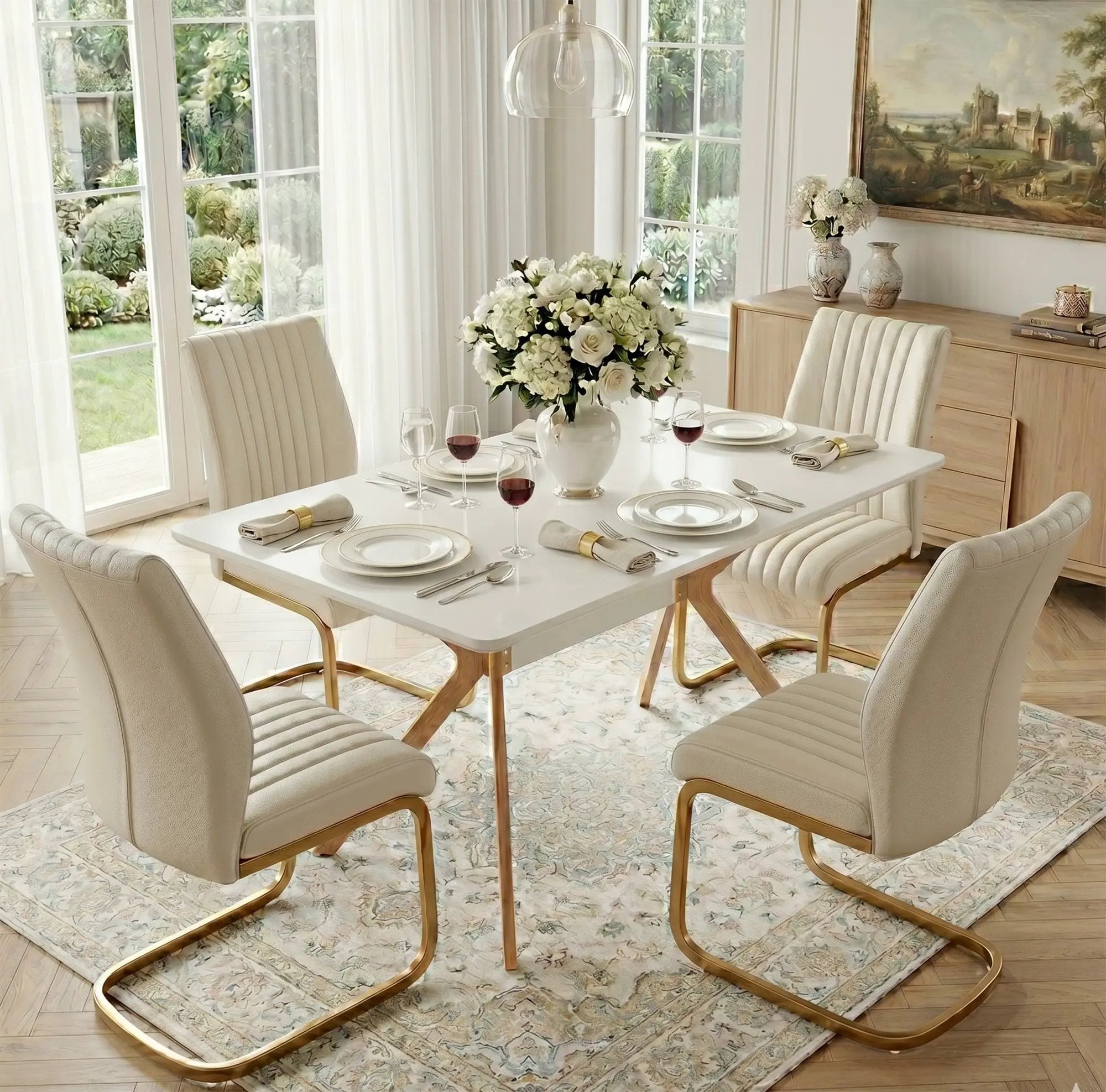 Modern Minimalist Style Dining Table by HouseOfZazla