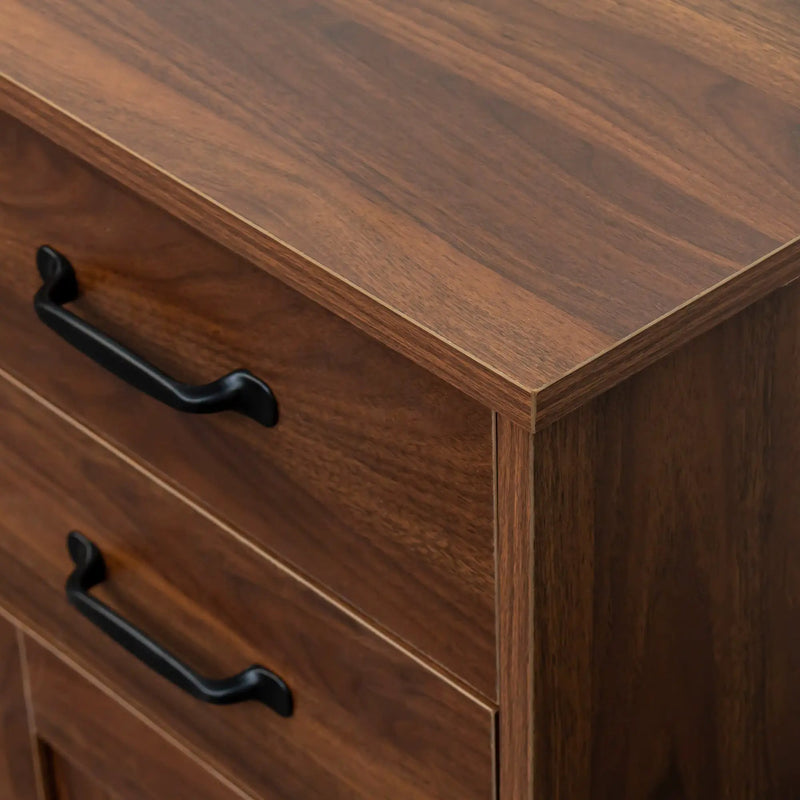 Modern Wood Buffet Sideboard with 2 Doors, 1 Storage & 2 Drawers by HouseOfZazla