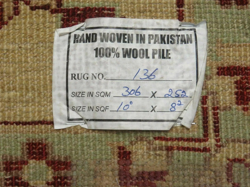 8' X 10' Vintage Fine Handmade Peshawar Agra Chobi Rug by Jewel Rugs