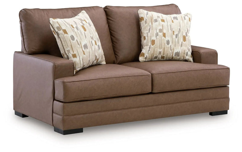 VillaCourt - Loveseat - Caramel by Unique Piece Furniture