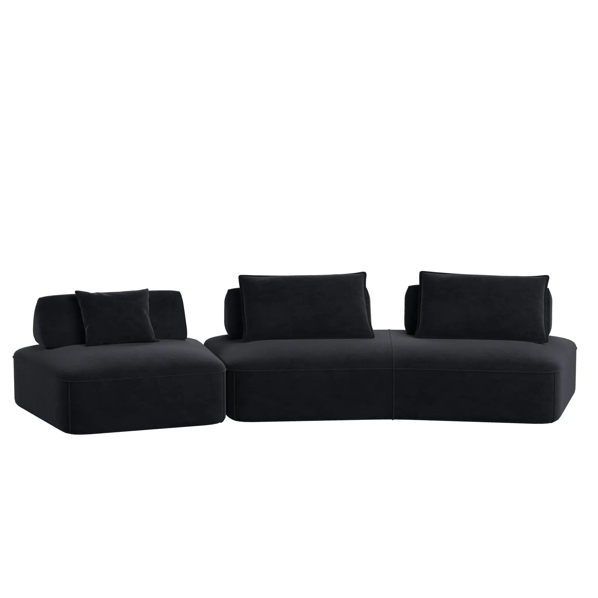 Modern Luxury Oversized Modular Sectional Sofa Set by HouseOfZazla
