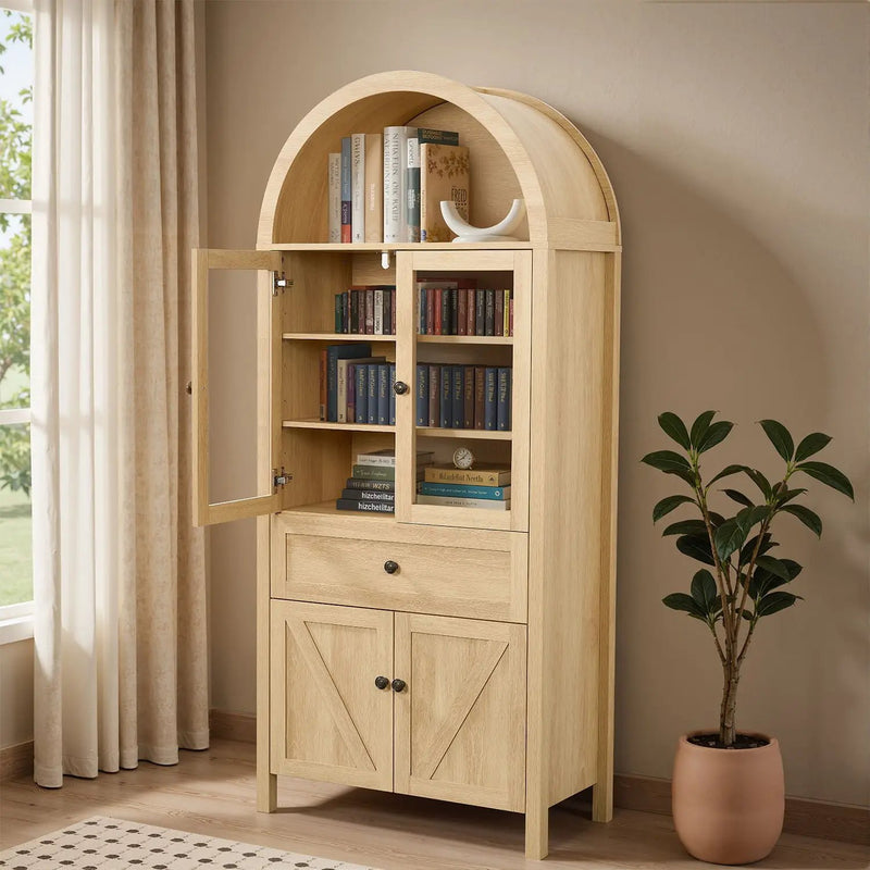 Retro Dome Cabinet With Large Storage Space by HouseOfZazla