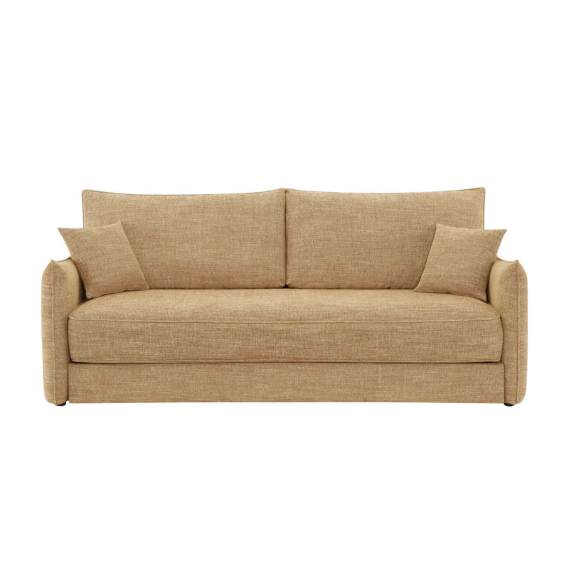 Cadie - Sofa With 2 Pillows - Mocha by HouseOfZazla