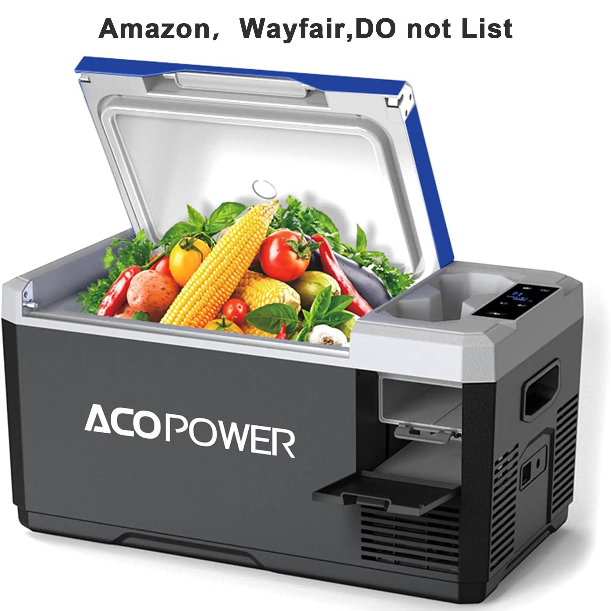 Portable Refrigerator, Car Freezer With App Control, 12V, 45W Low Noice Cooler For Rv, Boat by HouseOfZazla