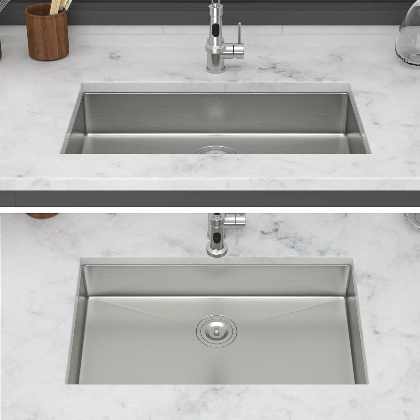 Undermount Sink Low Depth Single Bowl by HouseOfZazla