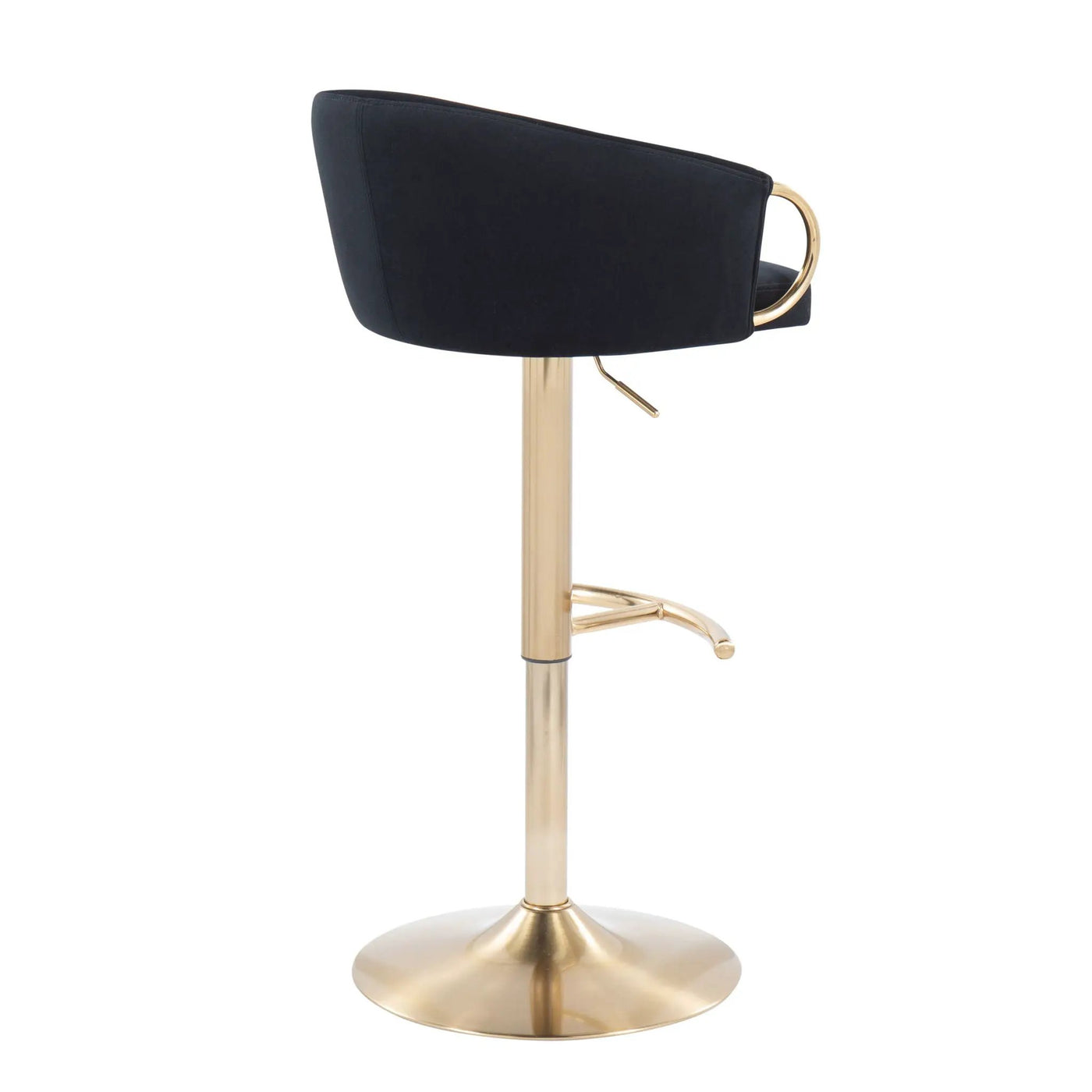Claire - Contemporary / Glam Adjustable Bar Stool (Set of 2) by Unique Piece Furniture