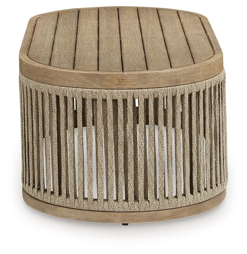 Serena Shores - Rectangular Cocktail Table - Beige by Unique Piece Furniture