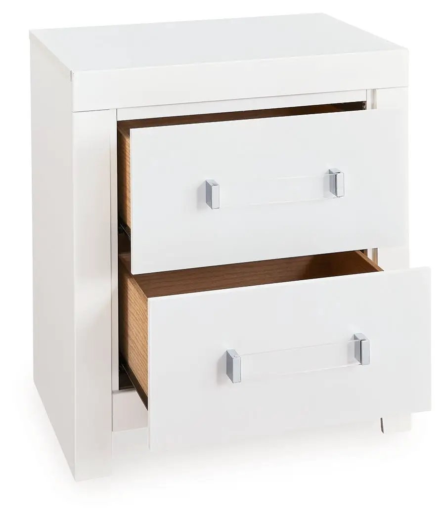 Maeling - Two Drawer Night Stand by Unique Piece Furniture