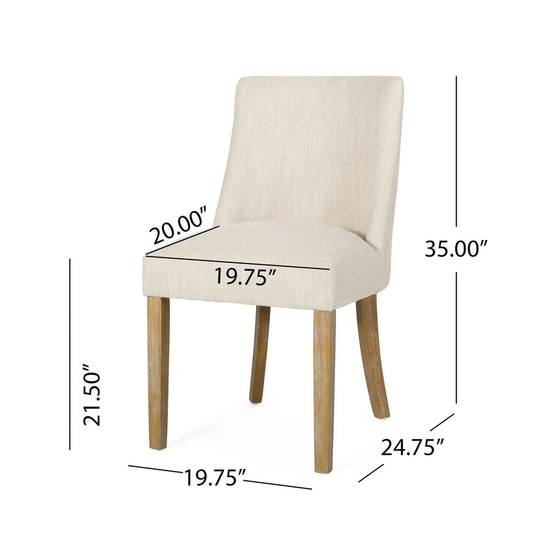 Classic Fabric Dining Chair by HouseOfZazla