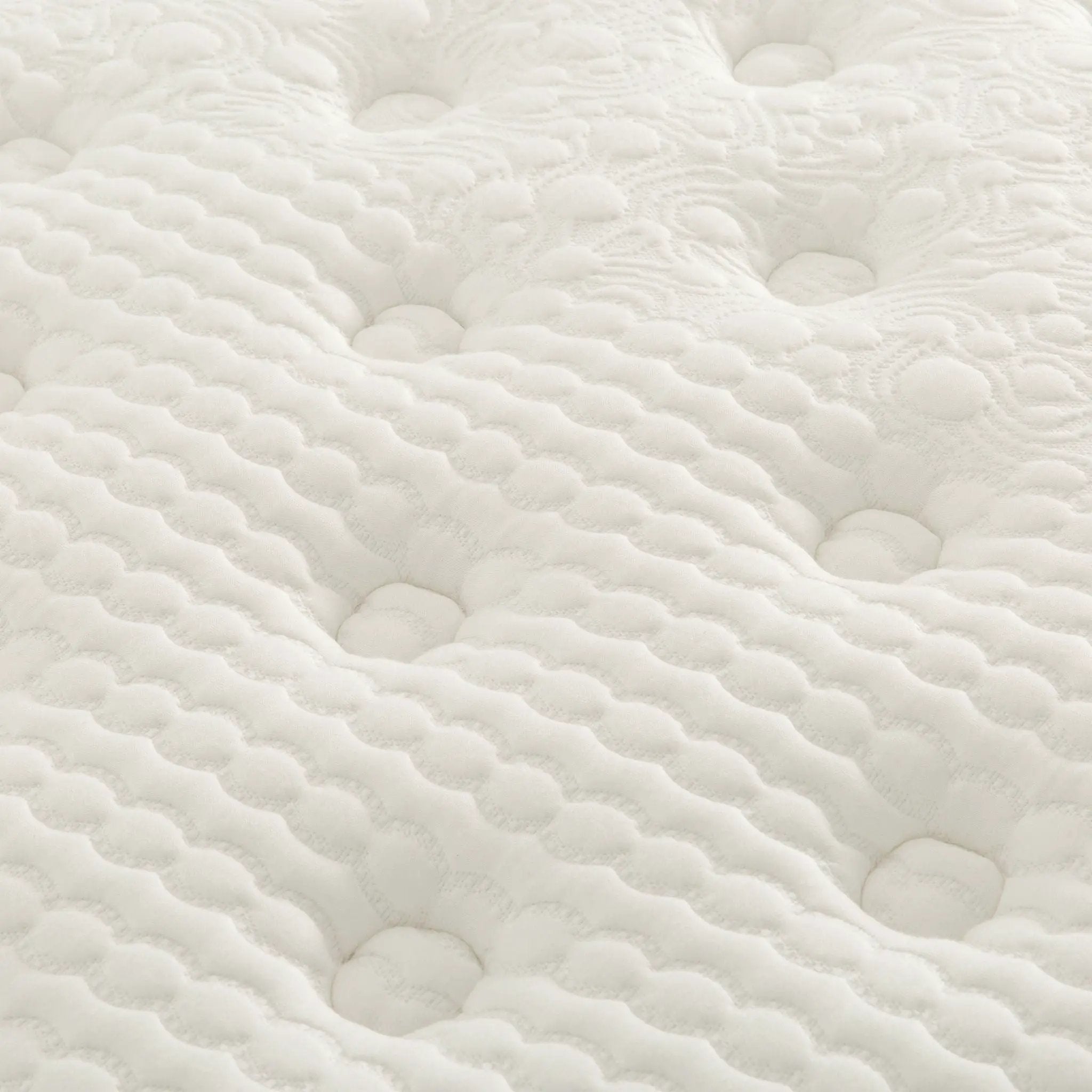 16" Premium Hybrid Mattress In A Box Plush Gel Memory Foam Top With Cooling Technology - Gray / White - Queen by Unique Piece Furniture