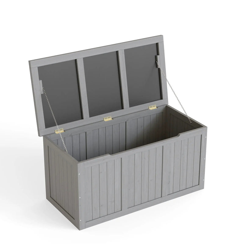 Outdoor Deck Box, Storage With Seat & Table Top by HouseOfZazla