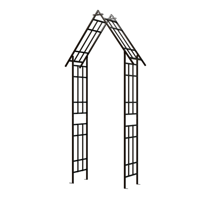 Metal Garden Arch with Adjustable Width by HouseOfZazla