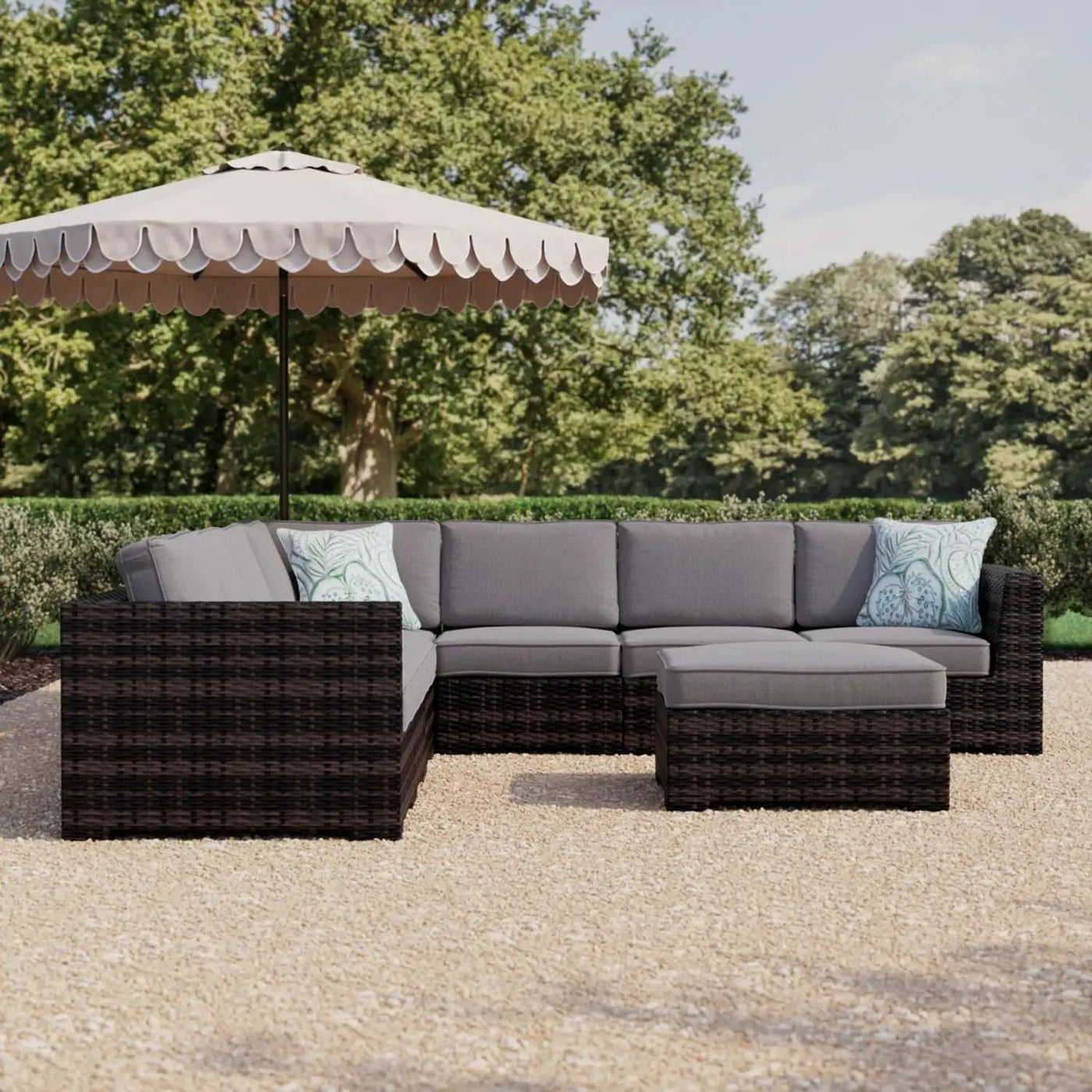 Outdoor Patio Chair Set For Patio With Foam Cushions by Unique Piece Furniture