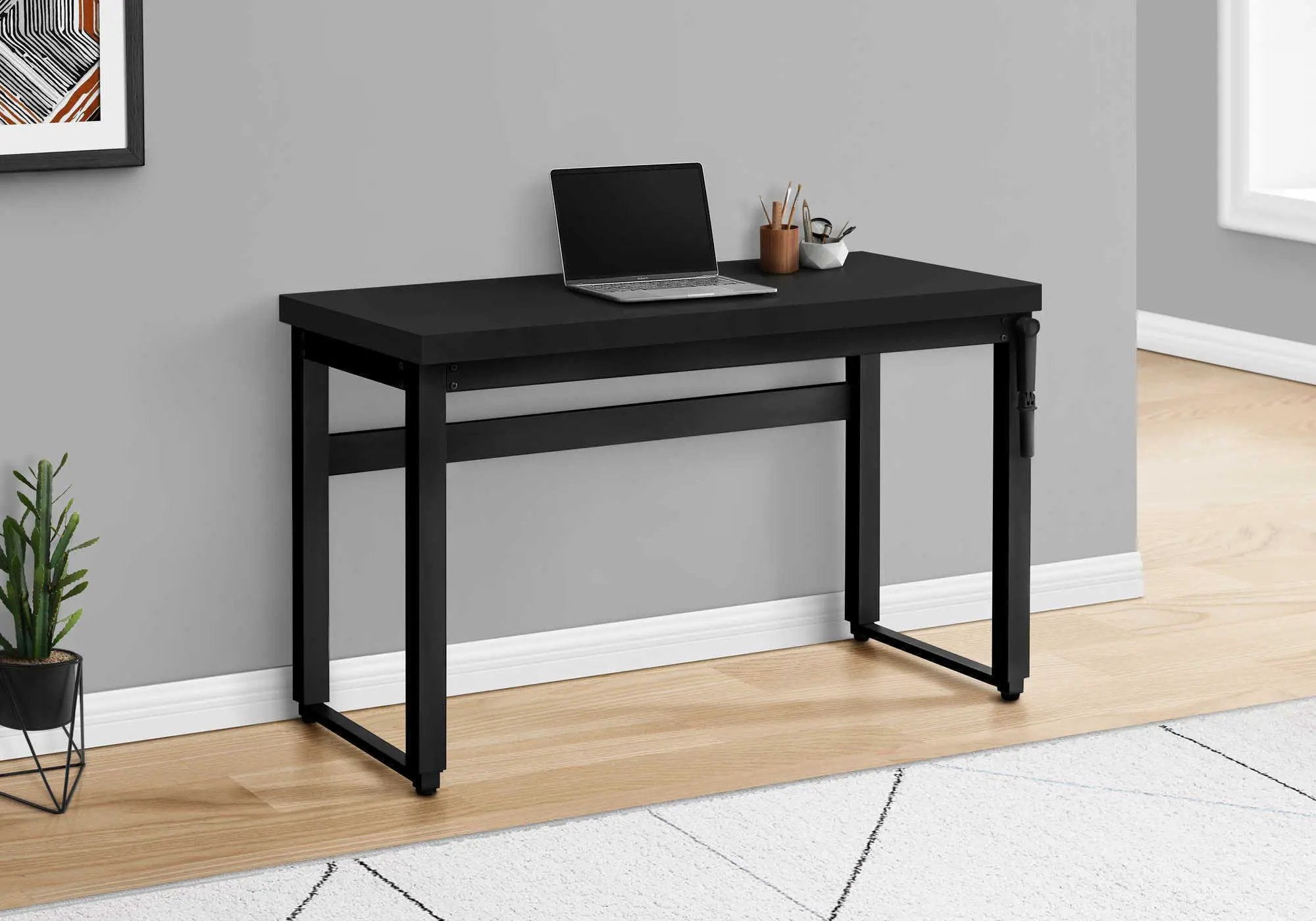 Computer Desk, Home Office, Standing, Adjustable, Laptop, Contemporary & Modern by Unique Piece Furniture
