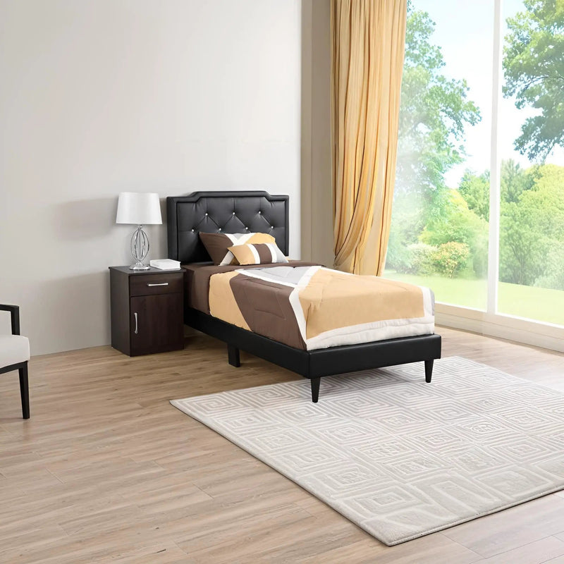 Button Tufted Bed Charming For Cozy Spaces by HouseOfZazla
