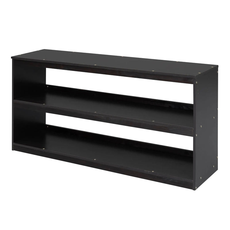 Loft Bed With Retractable Writing Desk And 3 Drawers With Storage Stairs And Shelves by HouseOfZazla