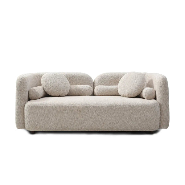 2 Seater Sofa Couch For Living Room - Light Beige