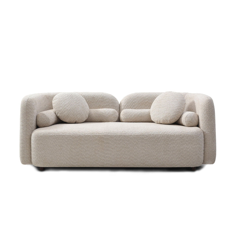 2 Seater Sofa Couch For Living Room - Light Beige by HouseOfZazla
