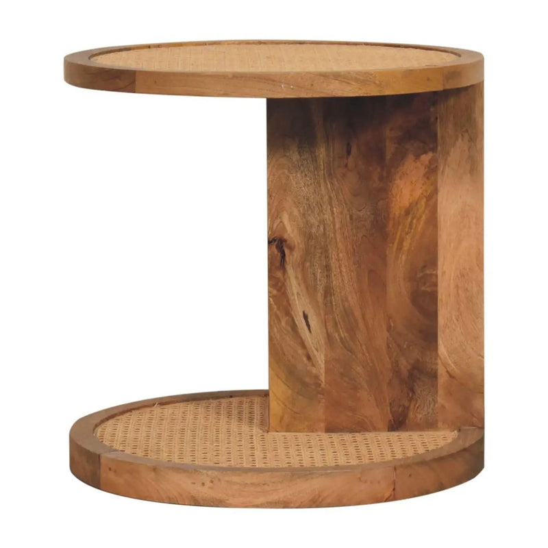 Close Knit Corner End Table - Oak by Unique Piece Furniture