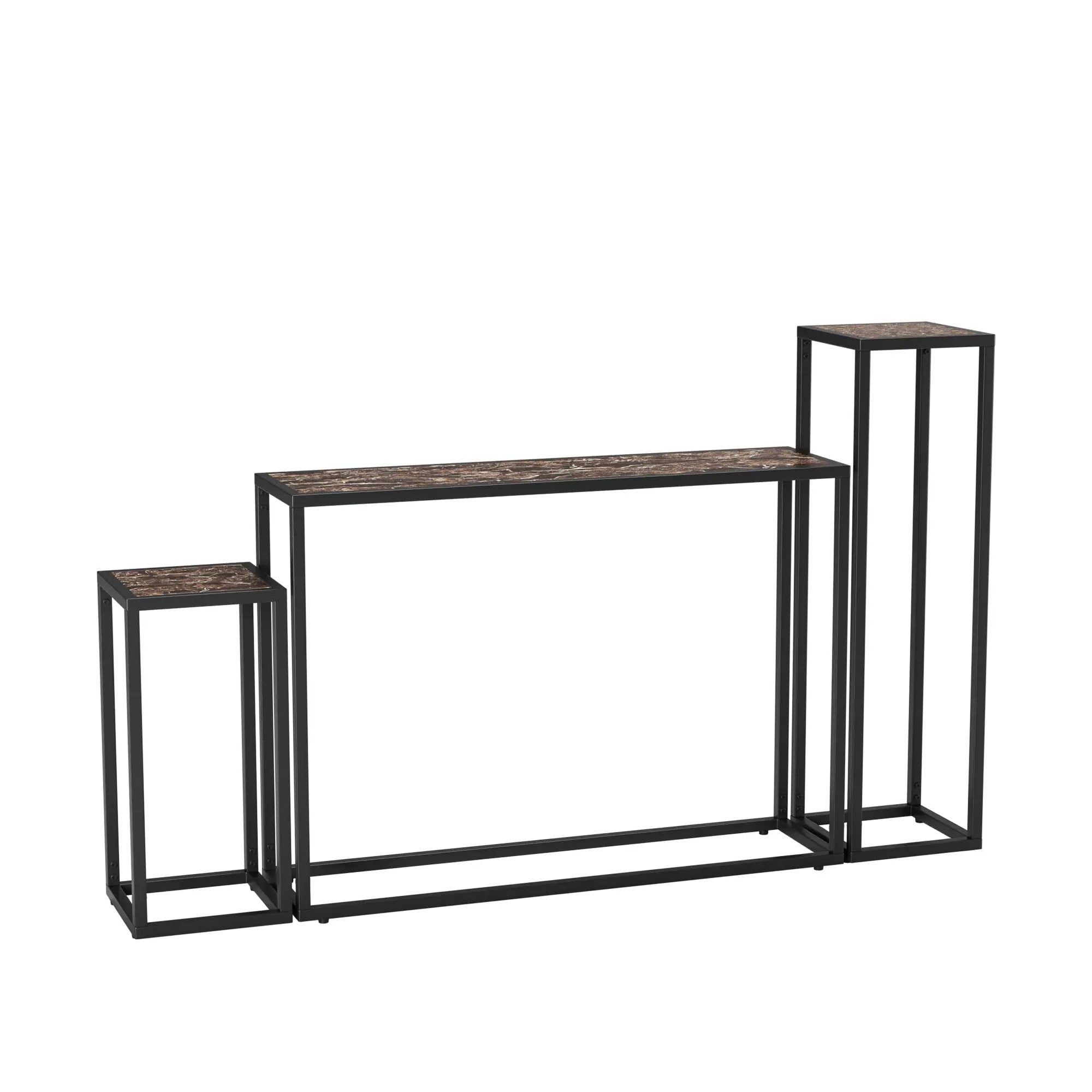3-Piece Set of Narrow Table by HouseOfZazla