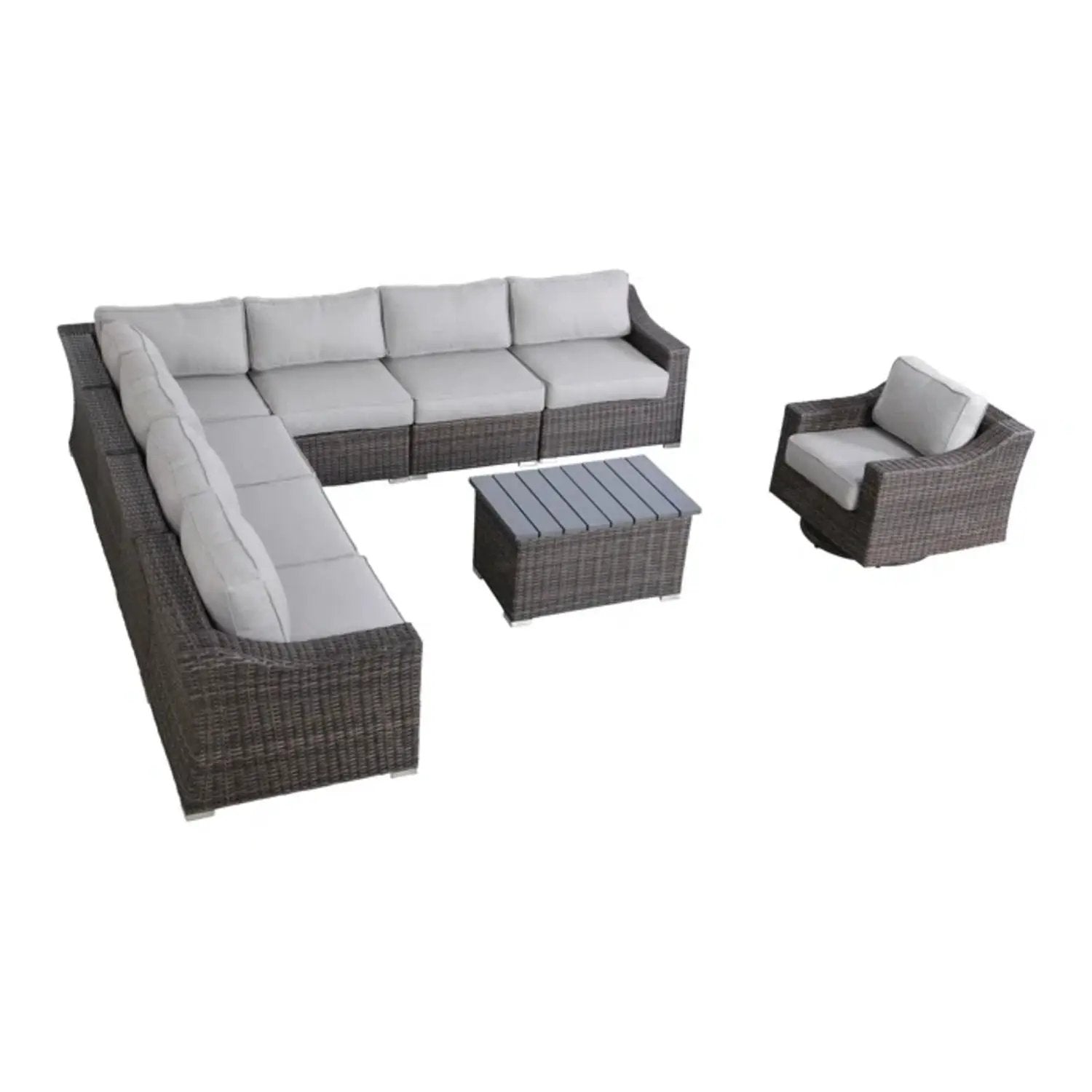 Stylish Sofa Seating Group With Cushions Perfect For Outdoor Gatherings by Unique Piece Furniture