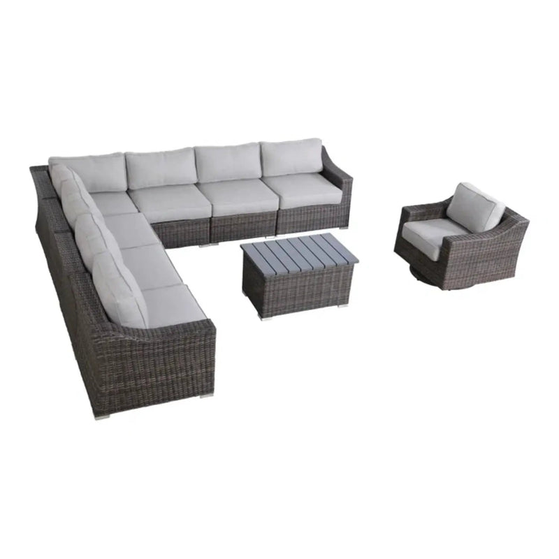 Stylish Sofa Seating Group With Cushions Perfect For Outdoor Gatherings by Unique Piece Furniture